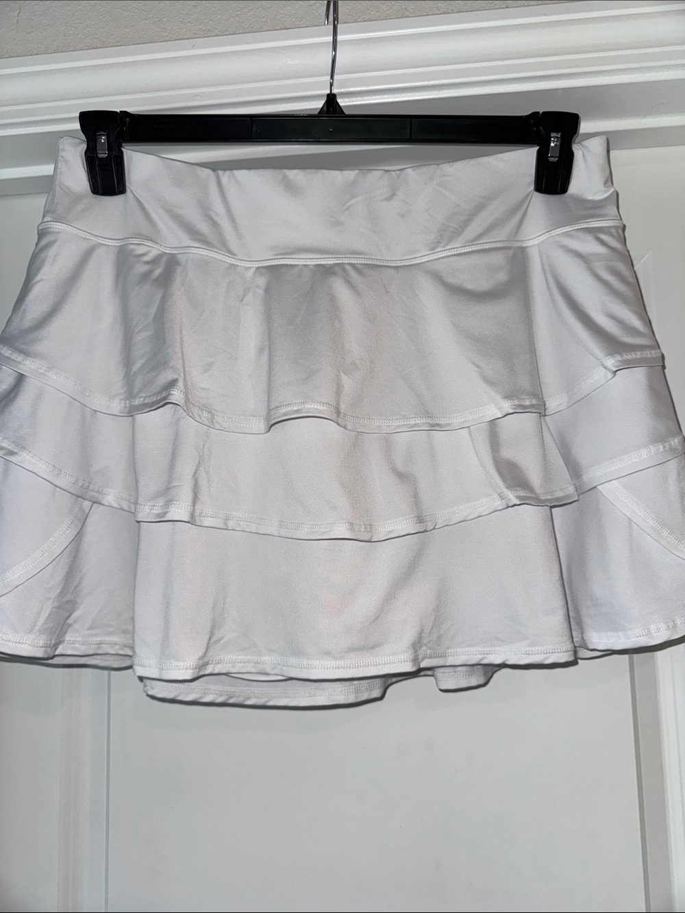 Ideology Women’s White Tiered Ruffle Skirt